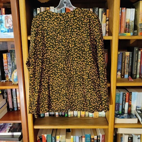 LOUIS Dell' Olio linea leisure leopard print zip jacket size l - Picture 7 of 8